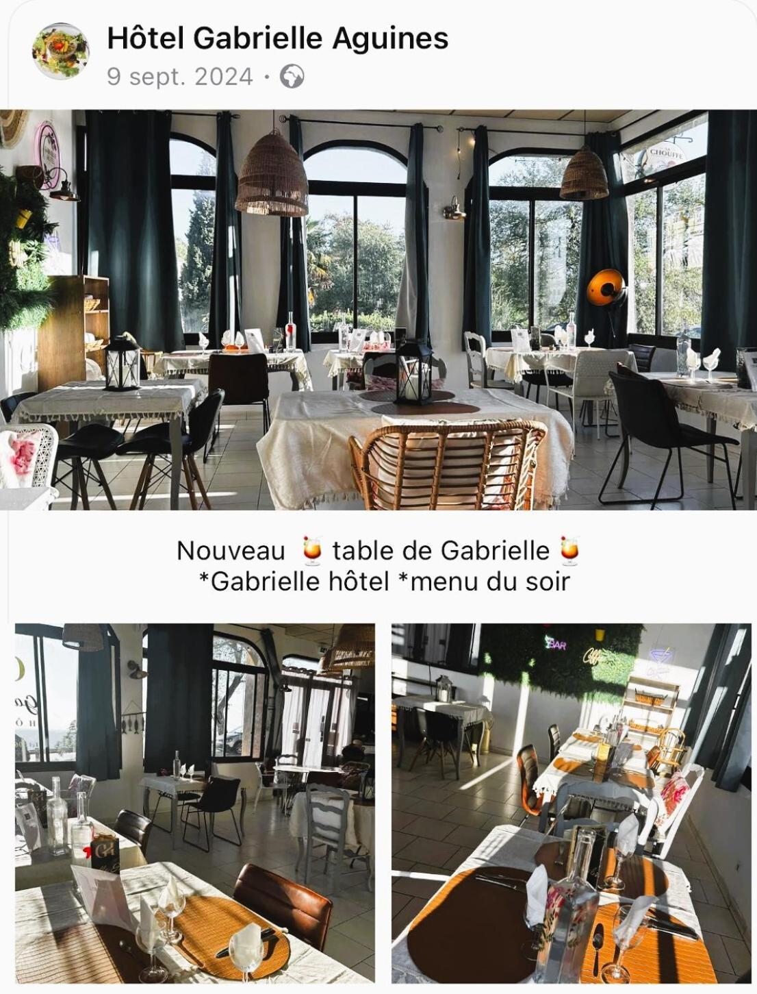 Gabrielle Hotel Aiguines Exterior foto